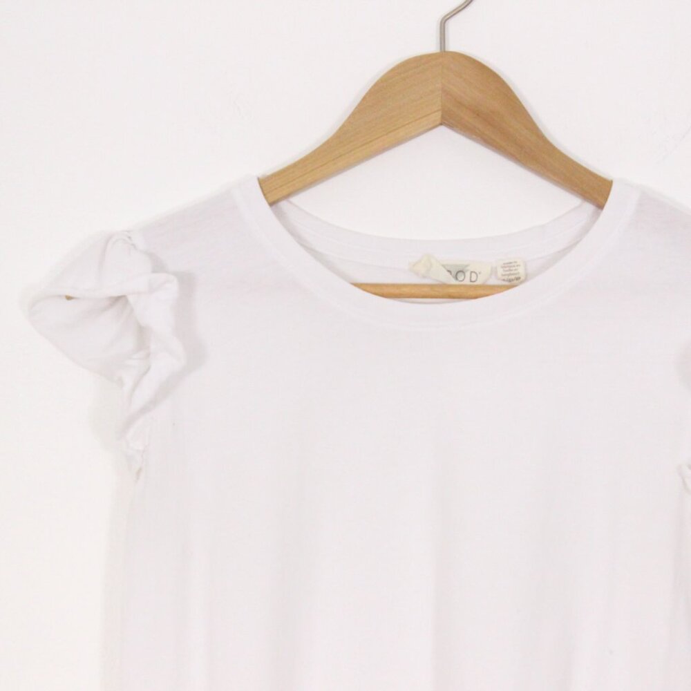 *Retrod White Ruffle Sleeve Blouse - Picture 5 of 8